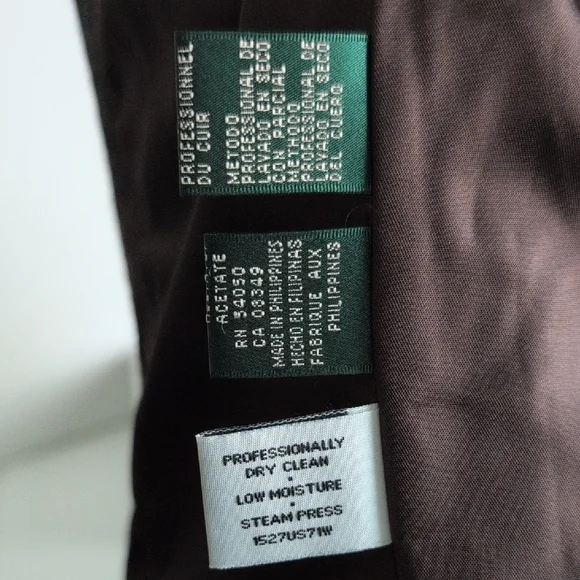 Ralph Lauren Brown Blazer Wool Blend Structured - Picture 10 of 14